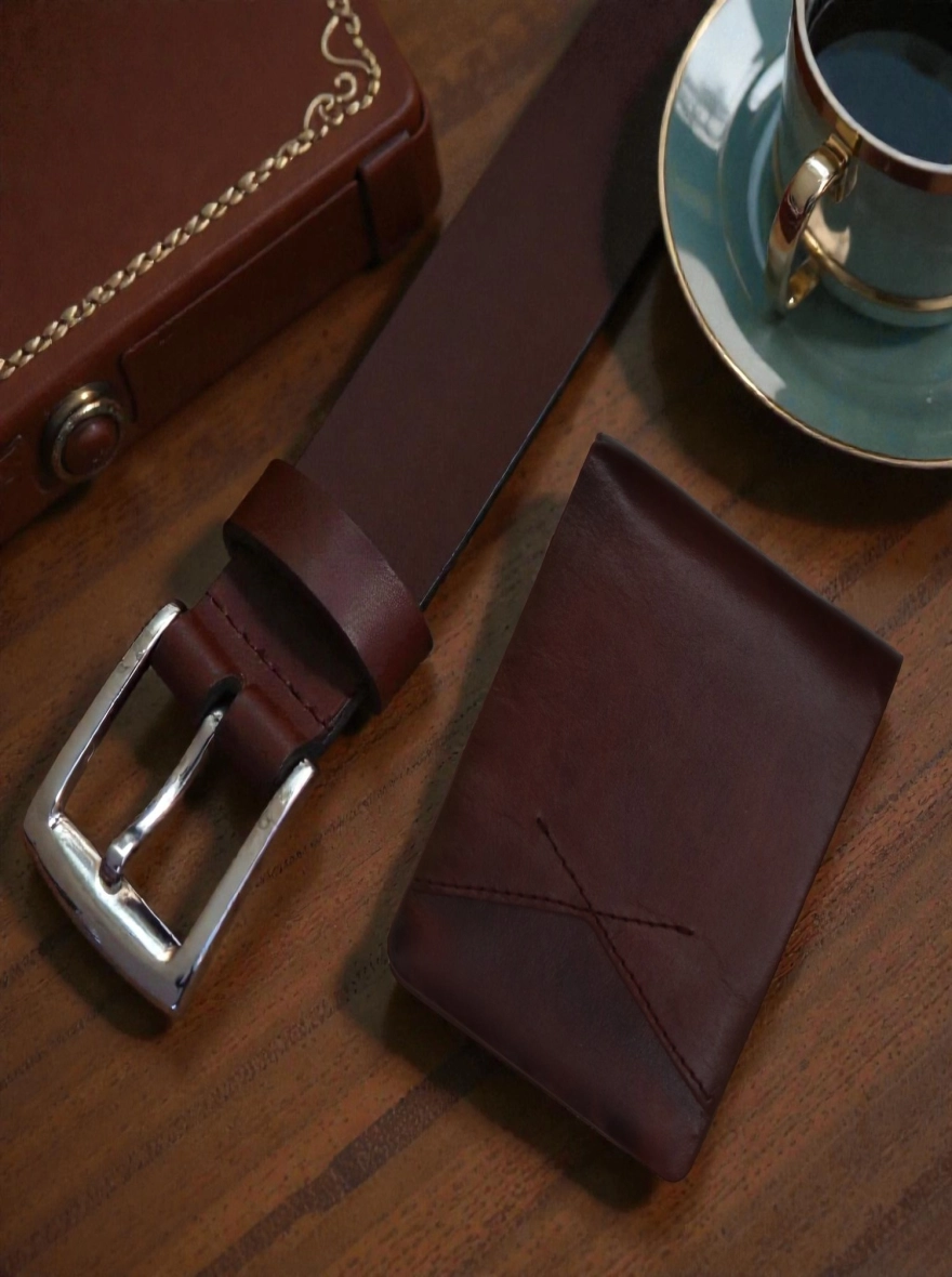 Zays Handcrafted Premium Leather Bifold Short Wallet Bottle Green - Black -Chocolate