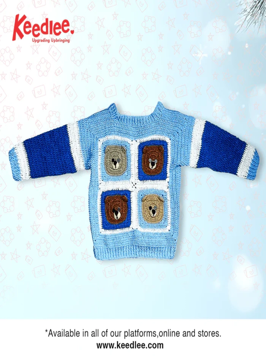 Woolen Teddy Combo Set