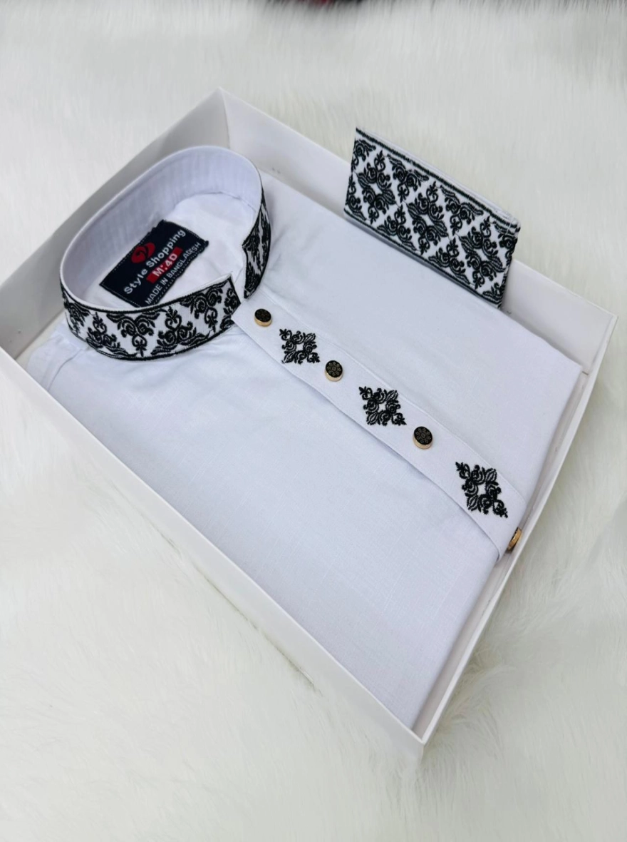 Luxury Cotton Embroidery Panjabis