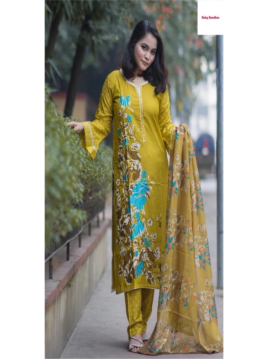 Women's Aarong Cotton Three Piece