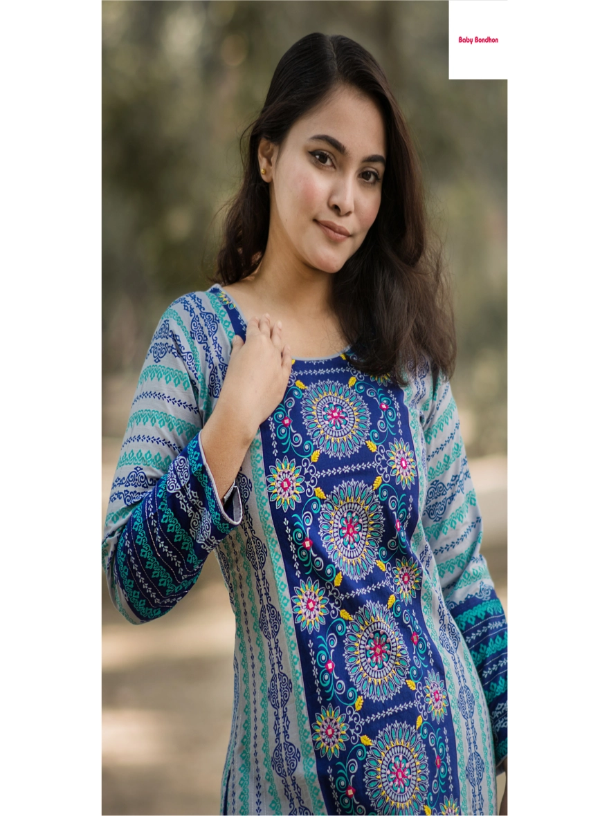 Women's Aarong Cotton Three Piece – 1105