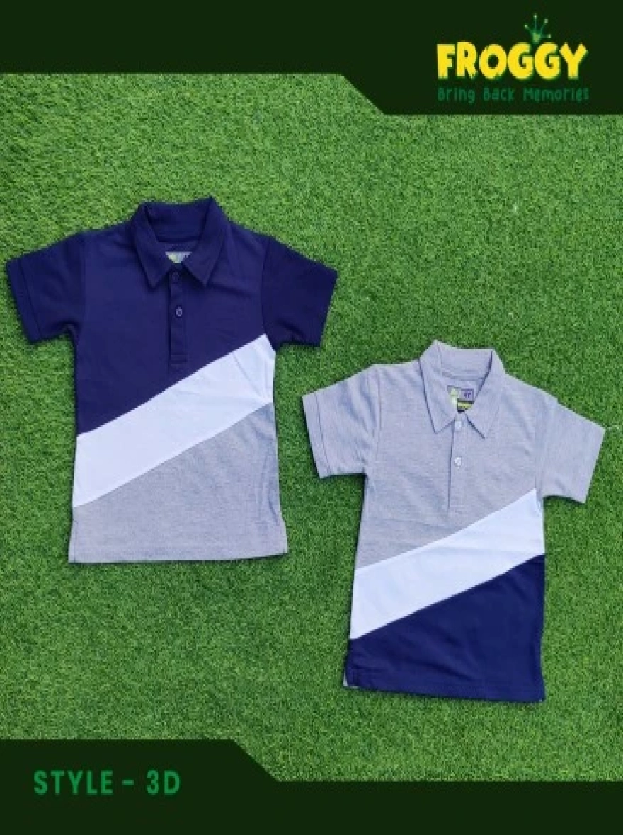 Froggy Kids Premium Cotton Polo Shirt - 3E