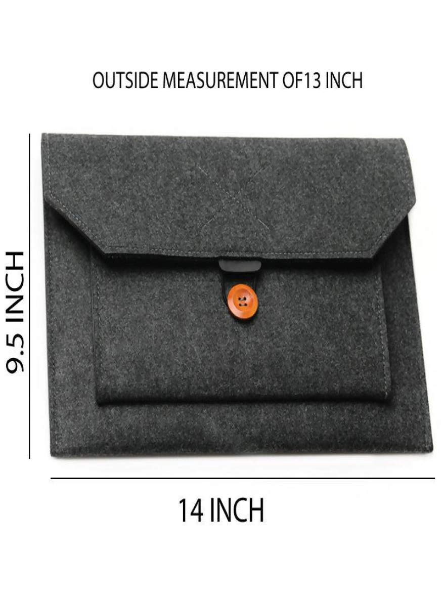 Fashionable Slim Wool Felt Laptop Bag Notebook Sleeve for 13'' Laptop