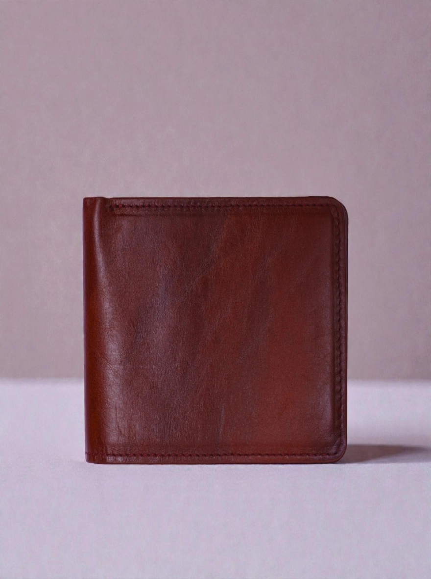Zays Handcrafted Premium Leather Bifold Short Wallet zsw107