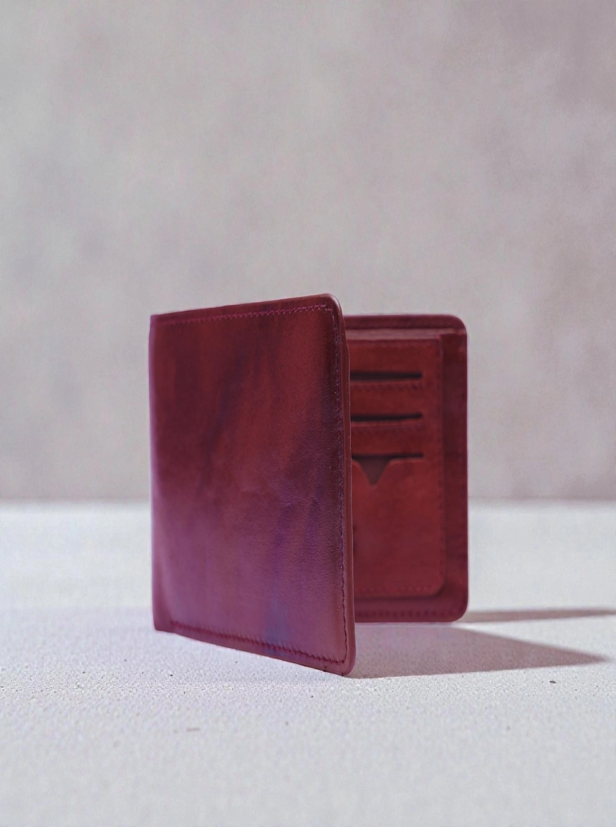 Zays Handcrafted Premium Leather Bifold Short Wallet zsw107