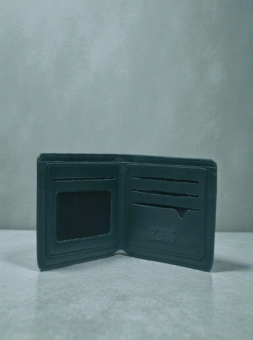 Zays Handcrafted Premium Leather Bifold Short Wallet zsw107