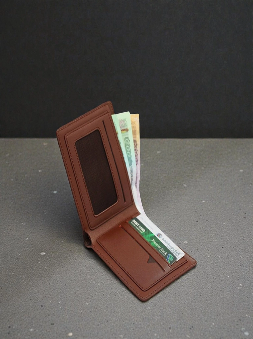 Zays Handcrafted Crocodile Embossed Premium Leather Bifold Wallet