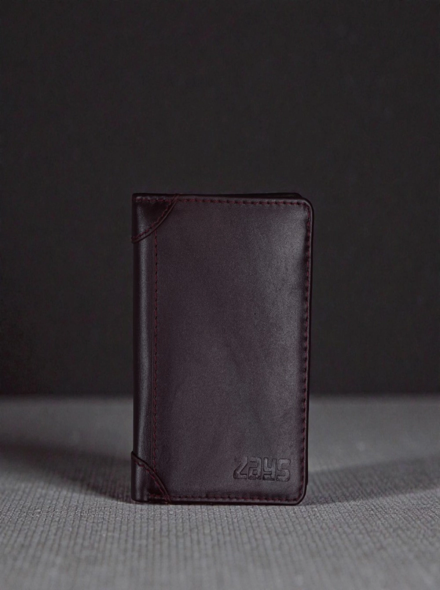 Zays Handcrafted Premium Oil Pull Up Leather Bifold Wallet
