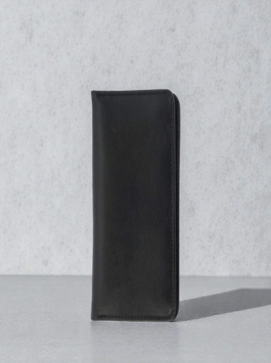 Zays Handcrafted Full-Grain Leather Long Wallet