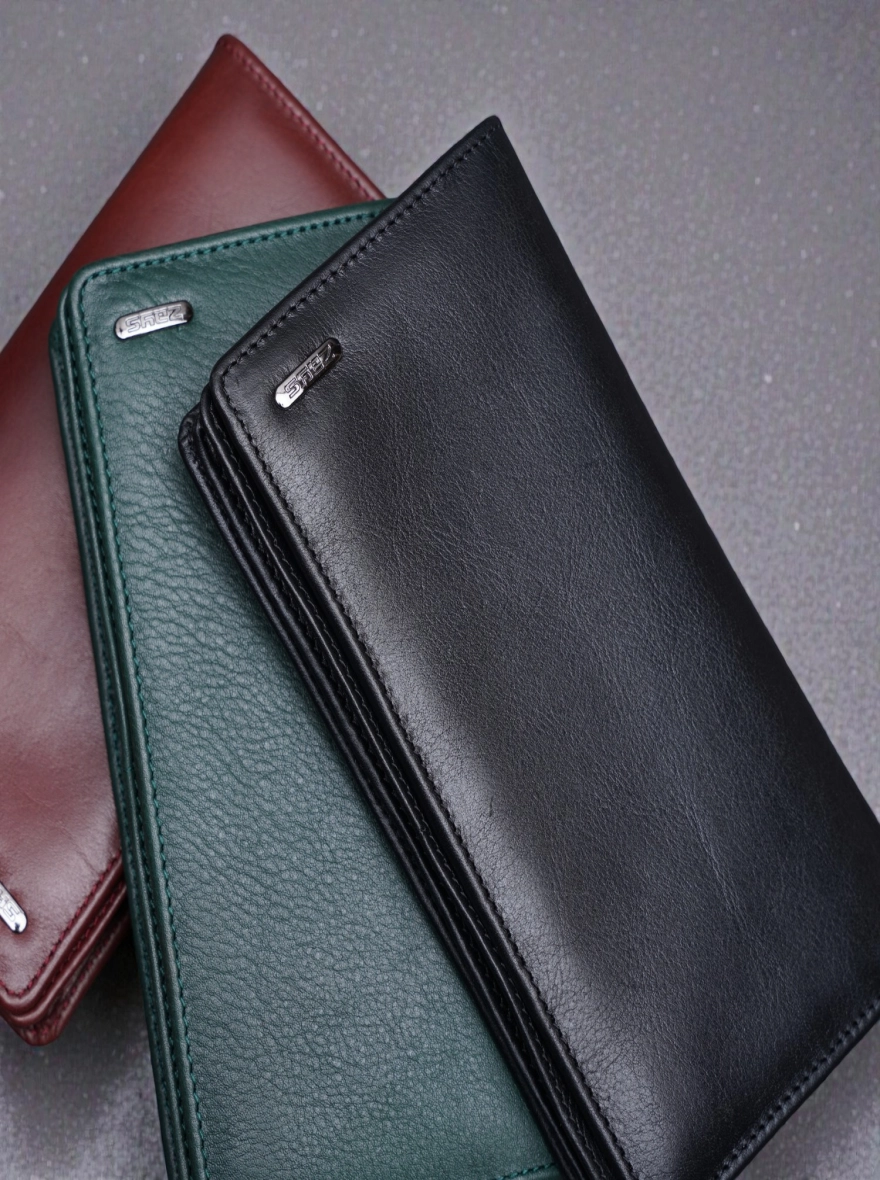 Zays Handcrafted Premium Eco-Friendly Leather Long Wallet