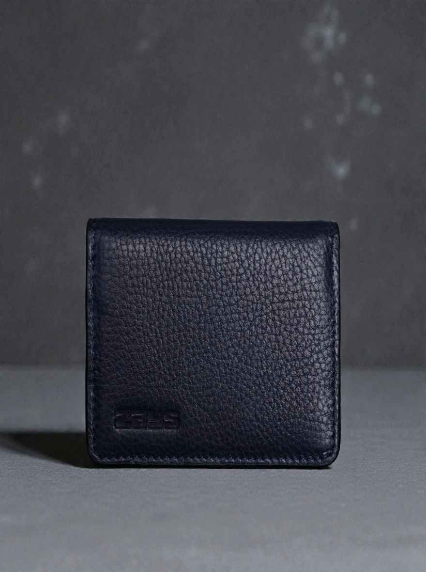 Zays Premium Eco-Friendly Leather Magnetic Card Holder Mini Wallet