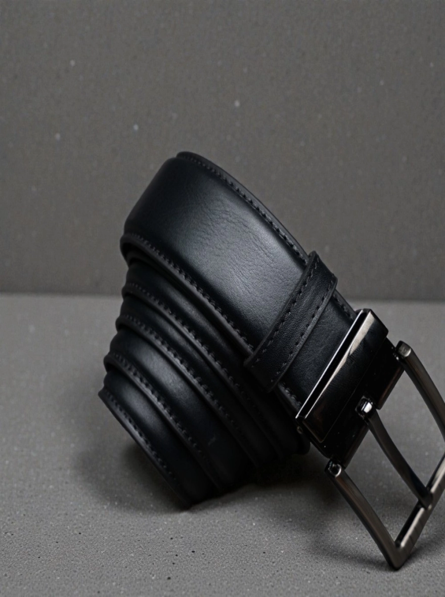 Zays Handcrafted Leather Belt for Men - Full-Grain Cowhide Adjustable Fit Stylish and Long-Lasting Designed for Office Traditional and Casual Use