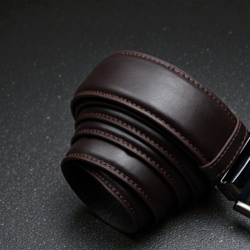 Zays Handcrafted Leather Belt for Men - Full-Grain Cowhide Adjustable Fit Stylish and Long-Lasting Designed for Office Traditional and Casual Use