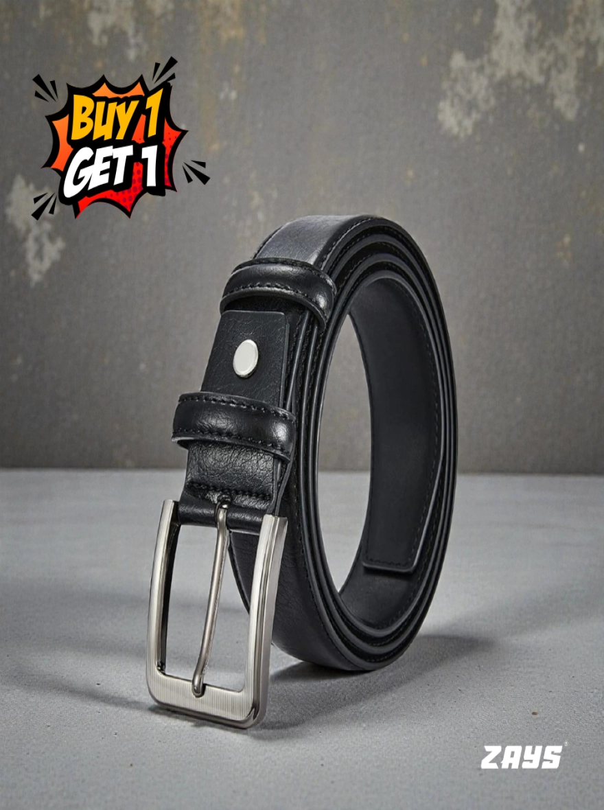 Zays Premium Leather Wallet & Belt Combo Offer 126