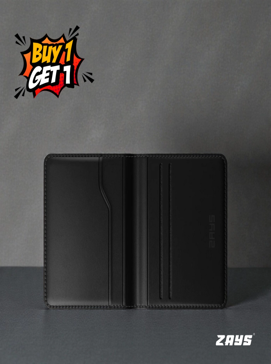 Zays Premium Leather Card Holder & Belt Combo Offer 108