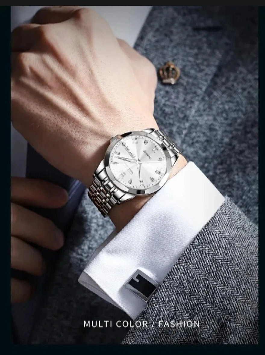 OLEVS Watch I Model 9931 Full Silver Colour