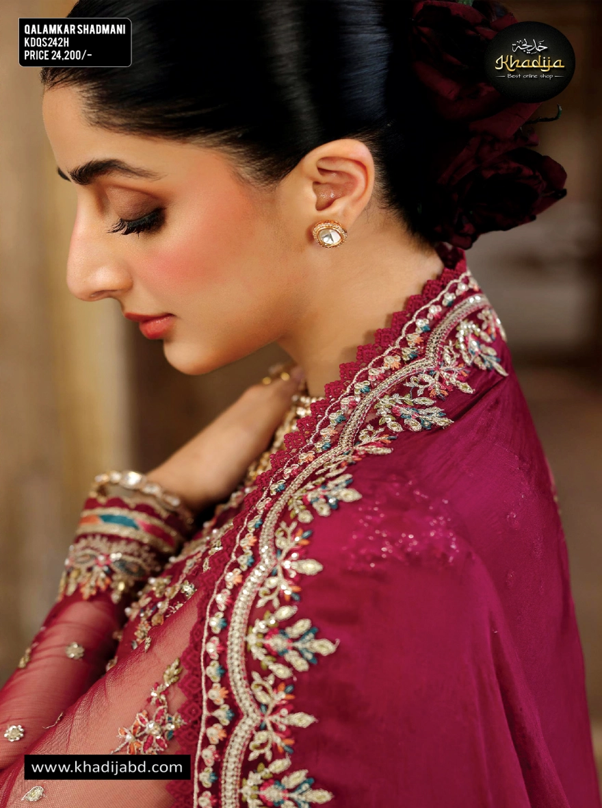 Qalamkar Shadmani Formals Wedding Collection-Unstitched