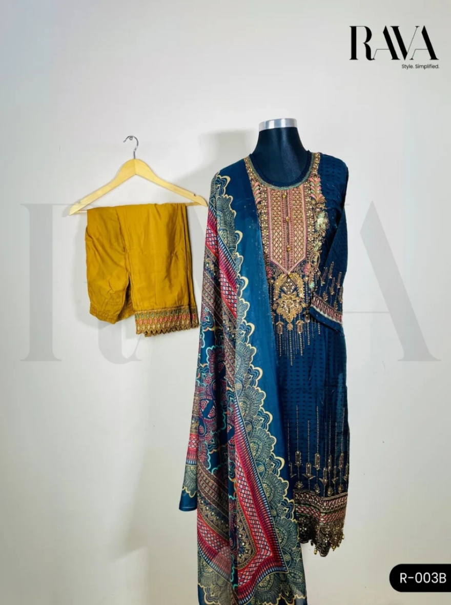 Premium Boutique Cotton 3-Piece Salwar Kameez