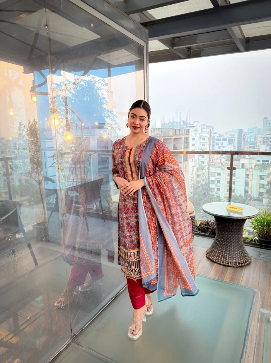 Boutique Cotton 3-Piece Salwar Kameez