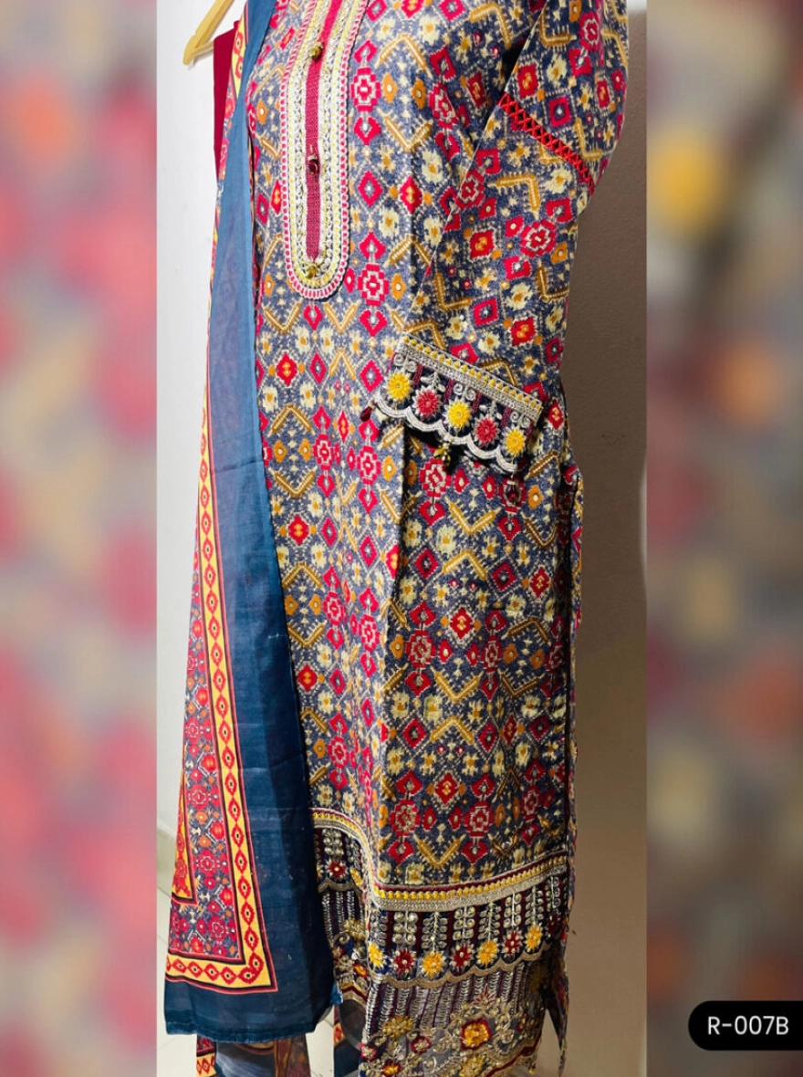 Boutique Cotton 3-Piece Salwar Kameez