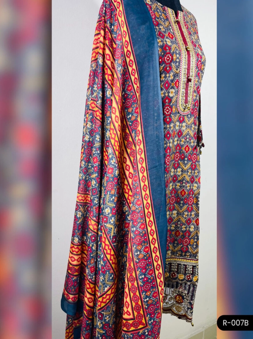 Boutique Cotton 3-Piece Salwar Kameez