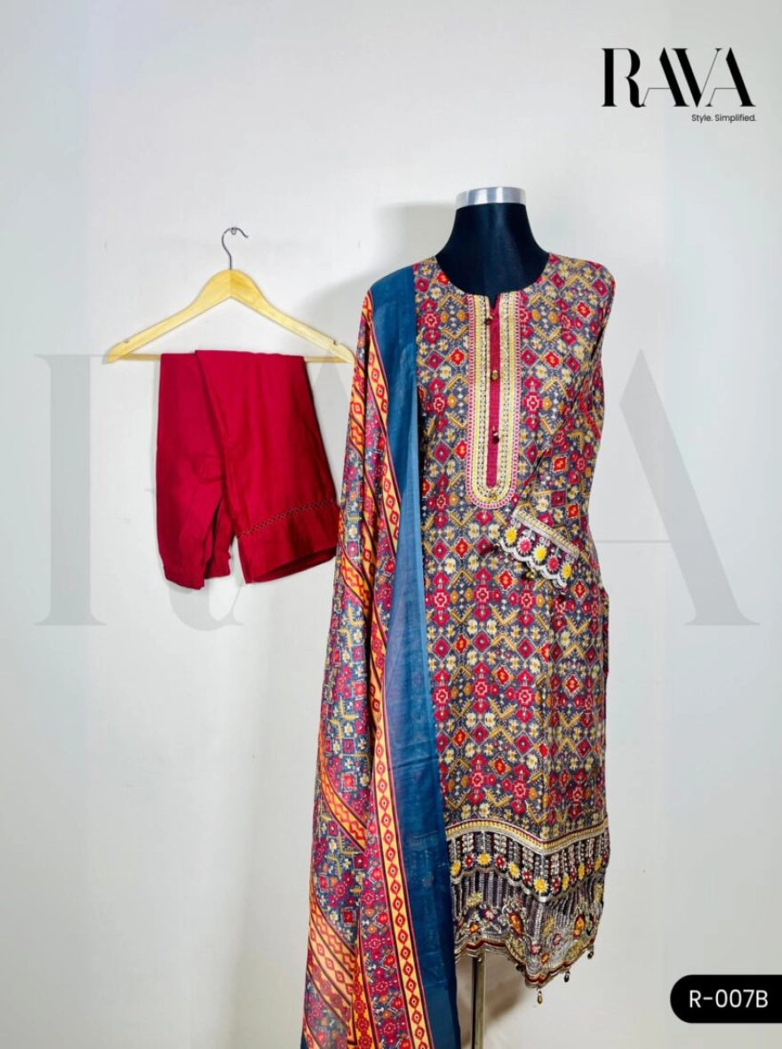 Boutique Cotton 3-Piece Salwar Kameez