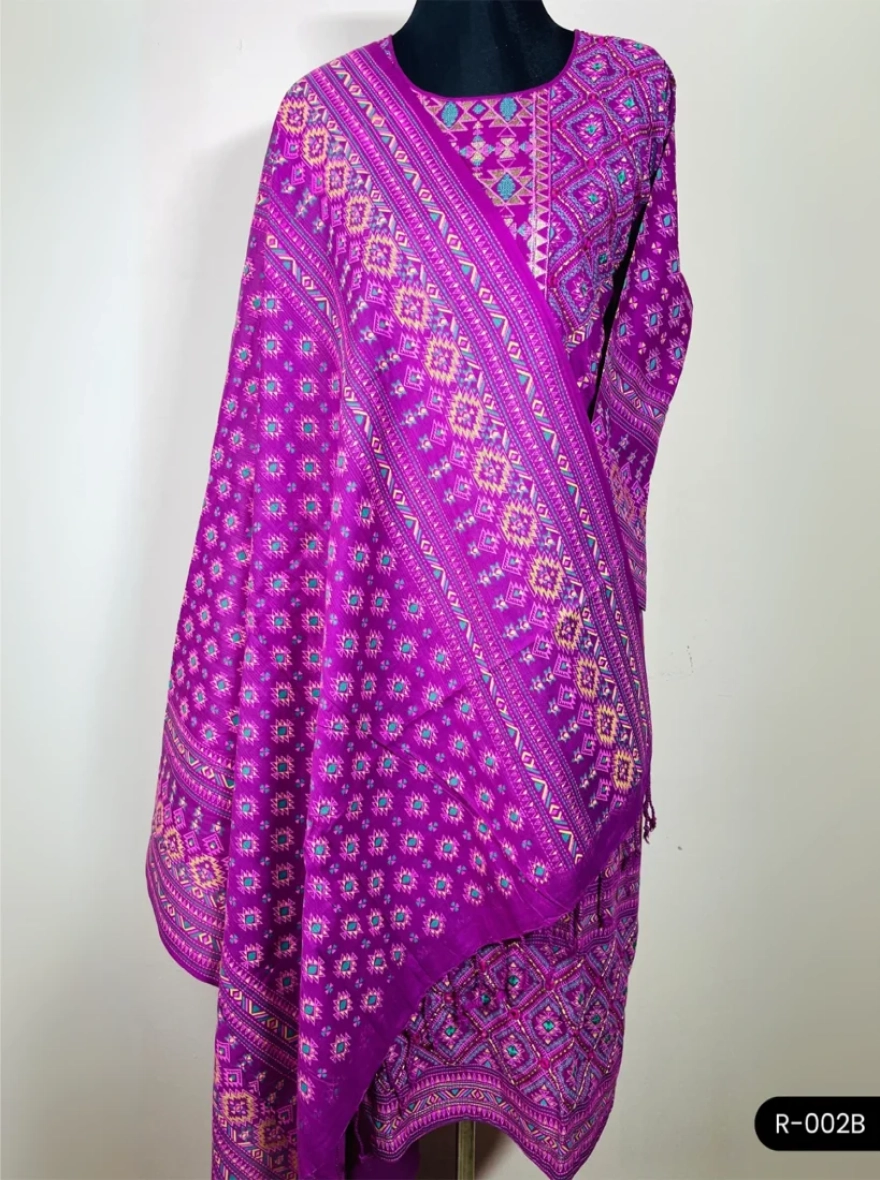 Premium Boutique Cotton 3-Piece Salwar Kameez - R-002B