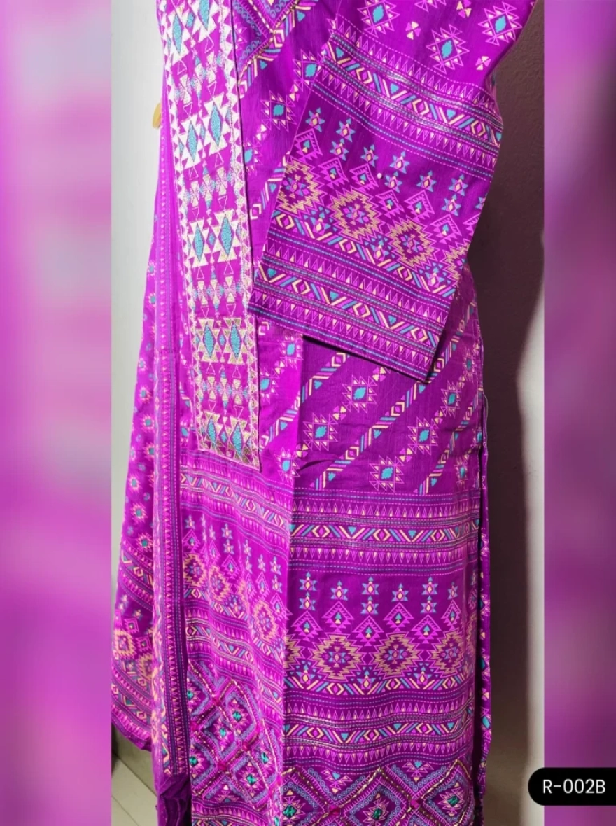 Premium Boutique Cotton 3-Piece Salwar Kameez - R-002B