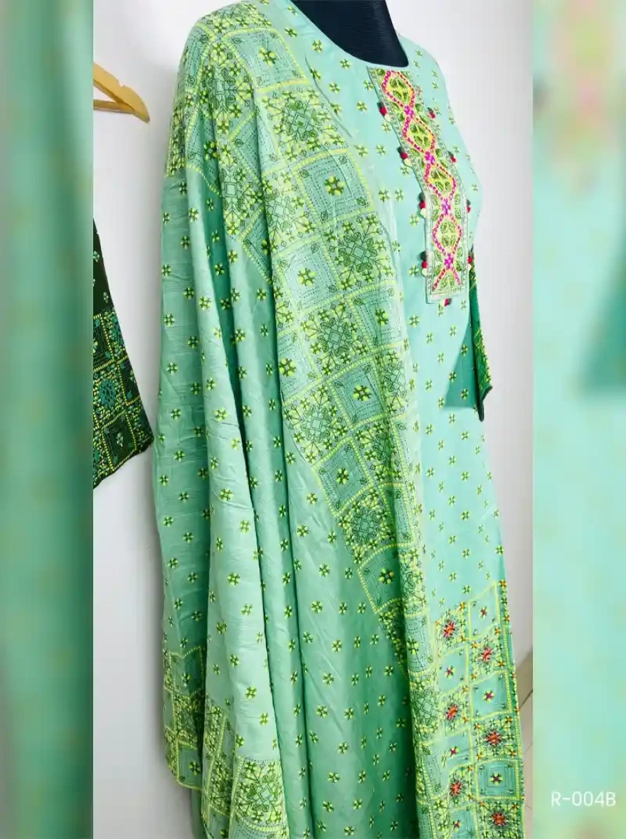 Premium Boutique Cotton 3-Piece Salwar Kameez - R-004B