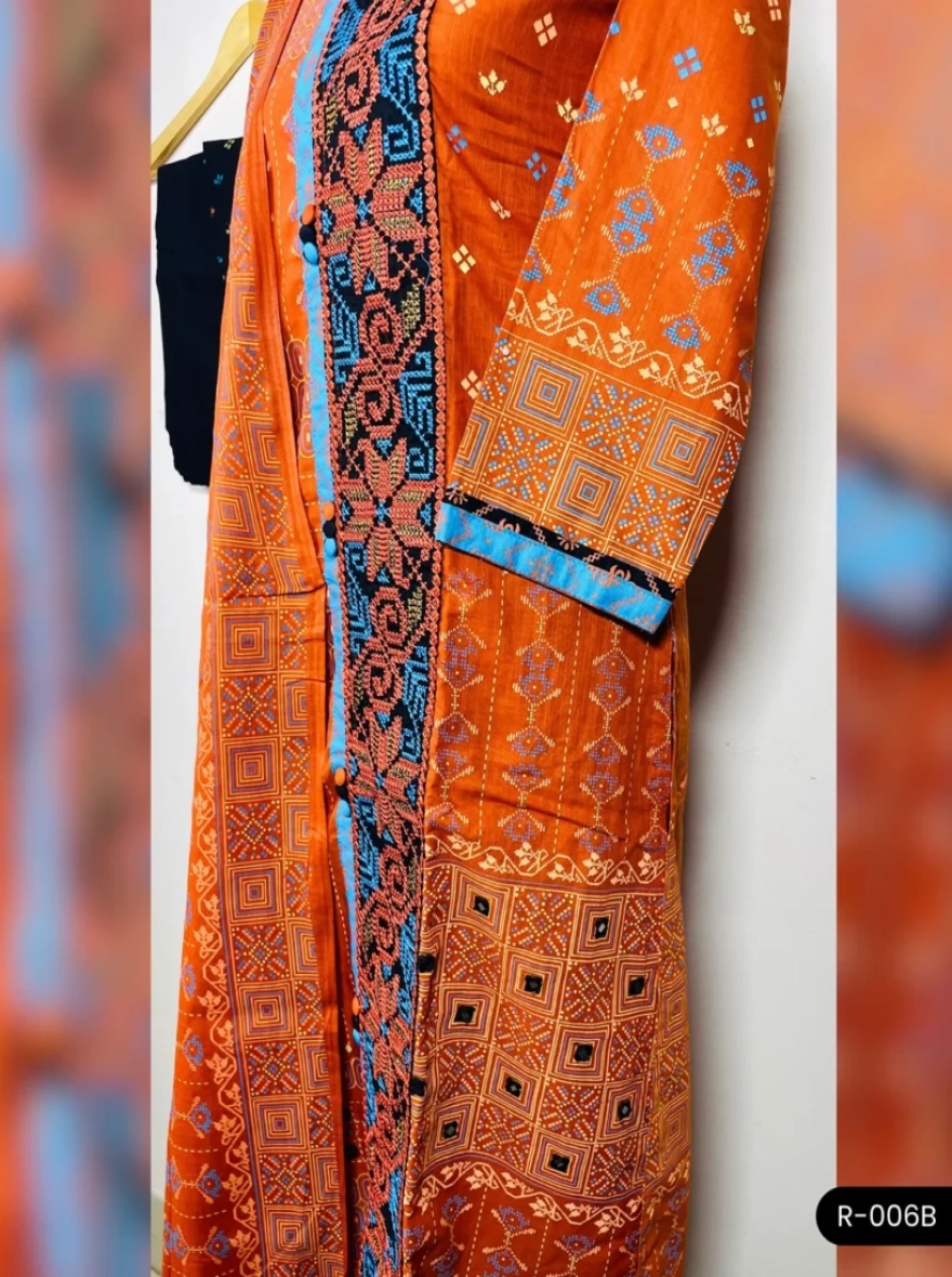 Premium Boutique Cotton 3-Piece Salwar Kameez - R-006B