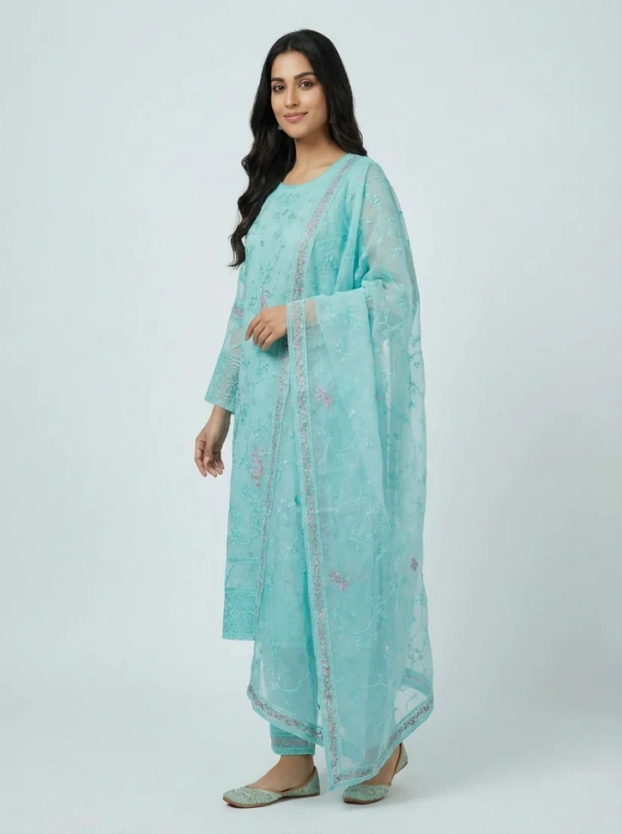 Premium Boutique Cotton 3-Piece Salwar Kameez - R-009B