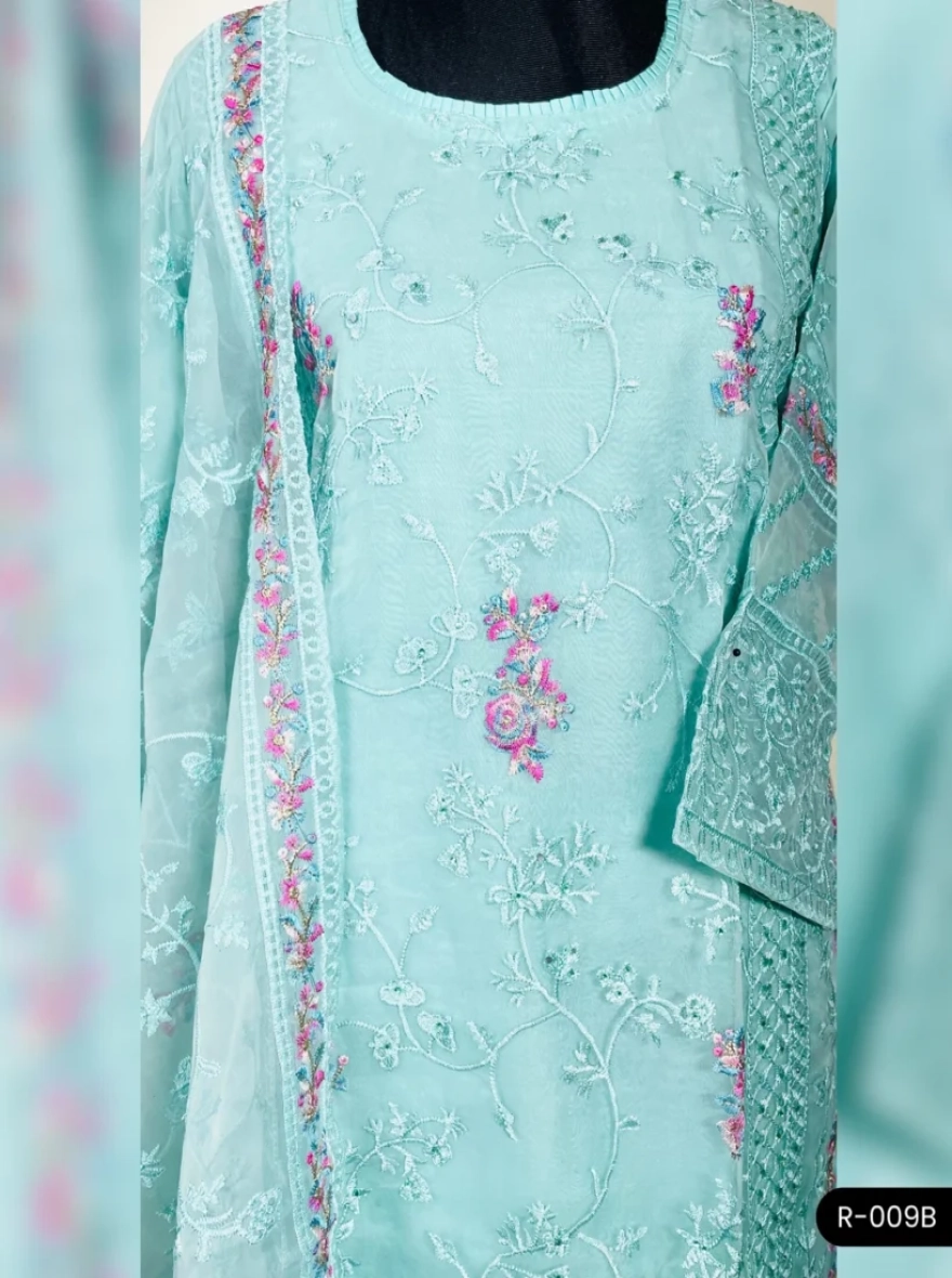 Premium Boutique Cotton 3-Piece Salwar Kameez - R-009B