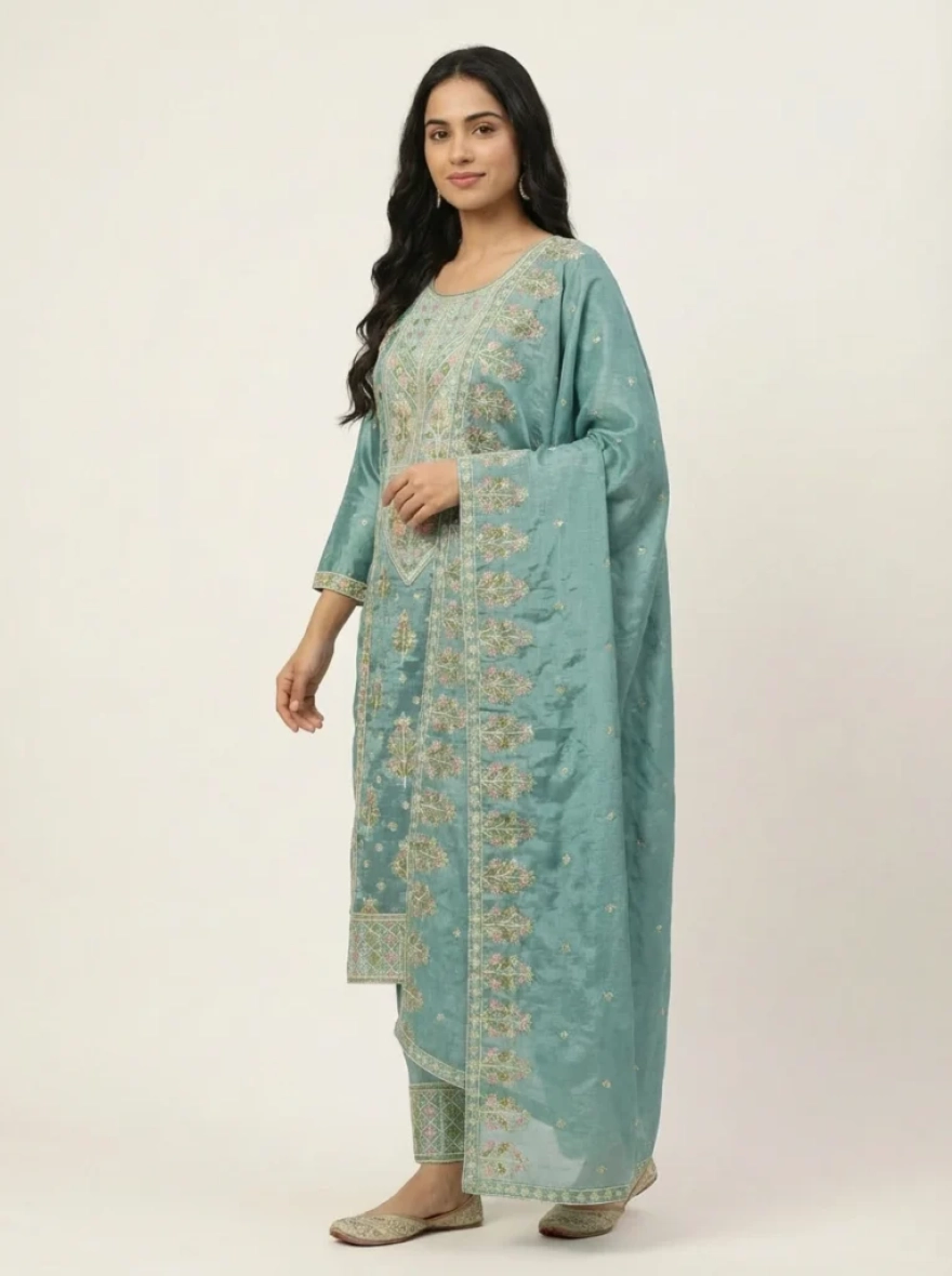 Premium Boutique Cotton 3-Piece Salwar Kameez - R-010B