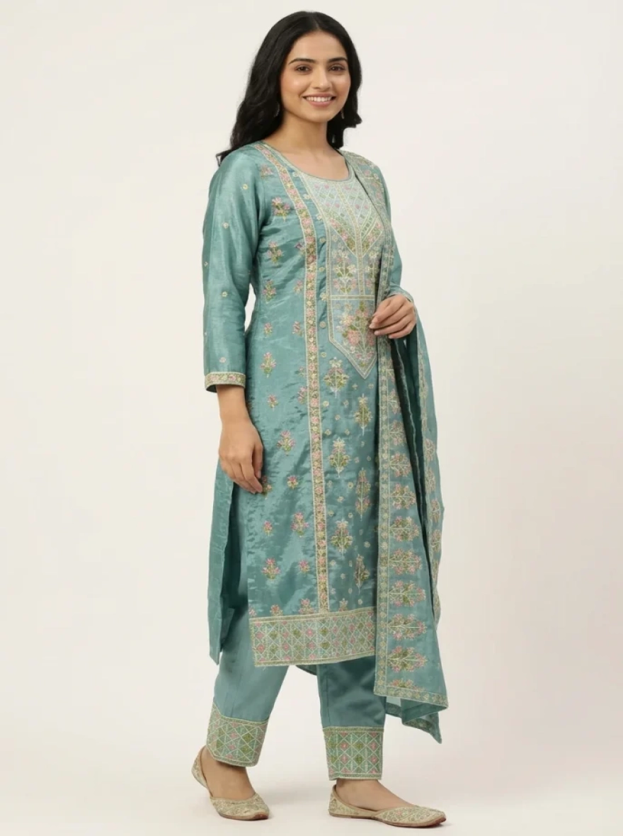 Premium Boutique Cotton 3-Piece Salwar Kameez - R-010B