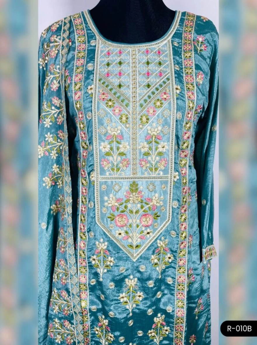 Premium Boutique Cotton 3-Piece Salwar Kameez - R-010B