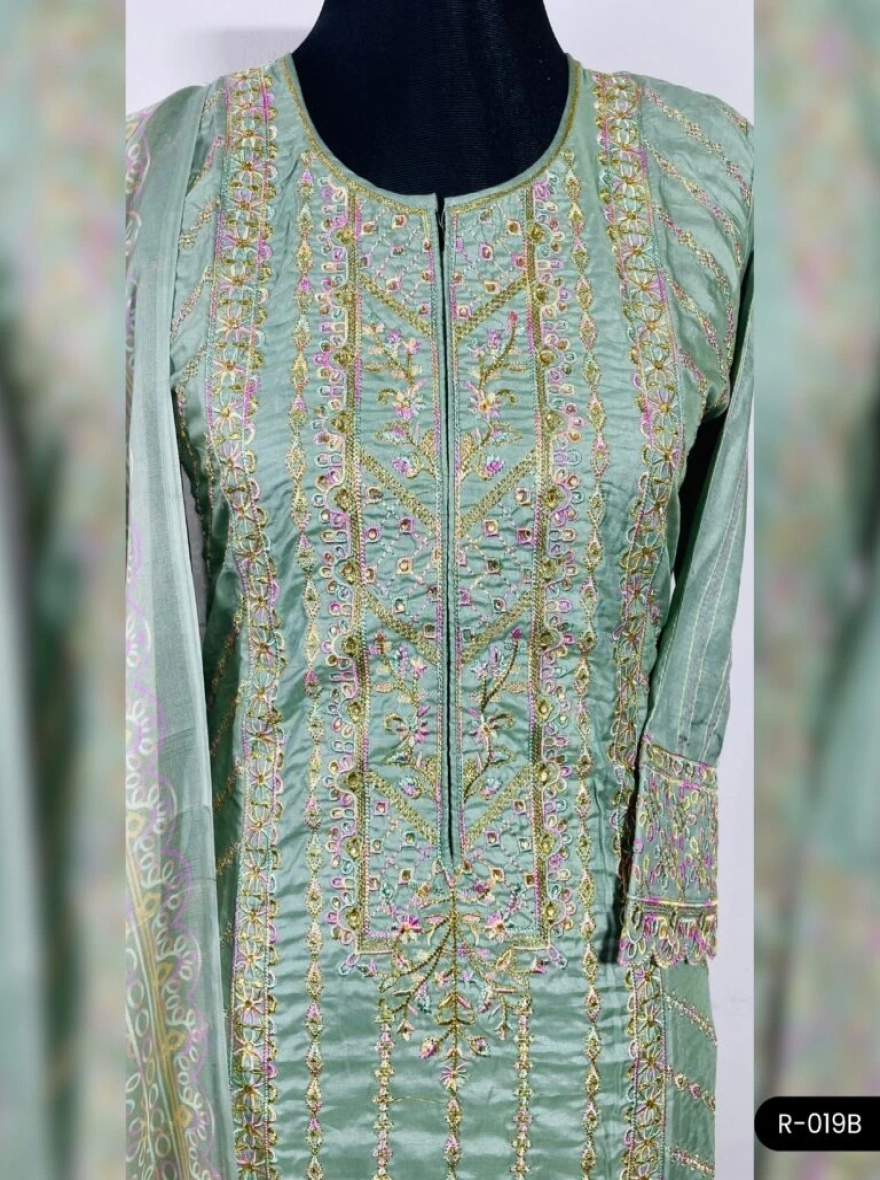 Premium Boutique Cotton 3-Piece Salwar Kameez - R-019B