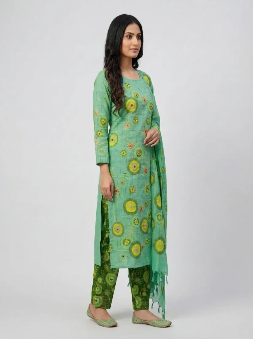 Premium Boutique Cotton 3-Piece Salwar Kameez - R-016B