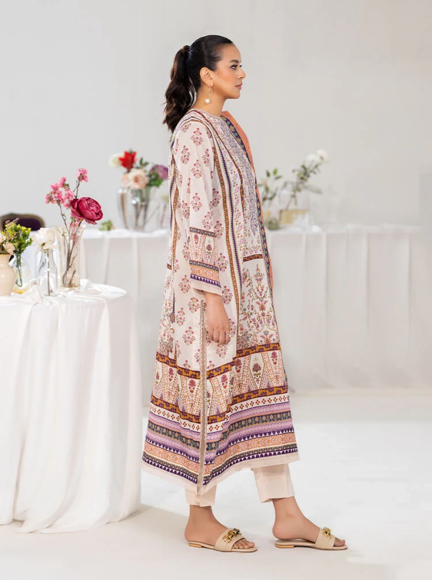 Rang E Adaa By Binaas – Zari 3-Piece Unstitched Suit