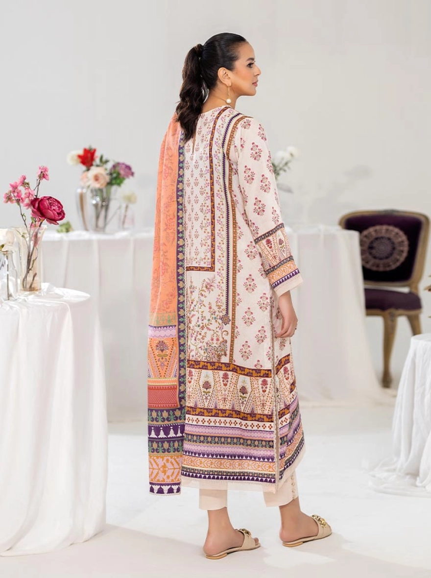 Rang E Adaa By Binaas – Zari 3-Piece Unstitched Suit