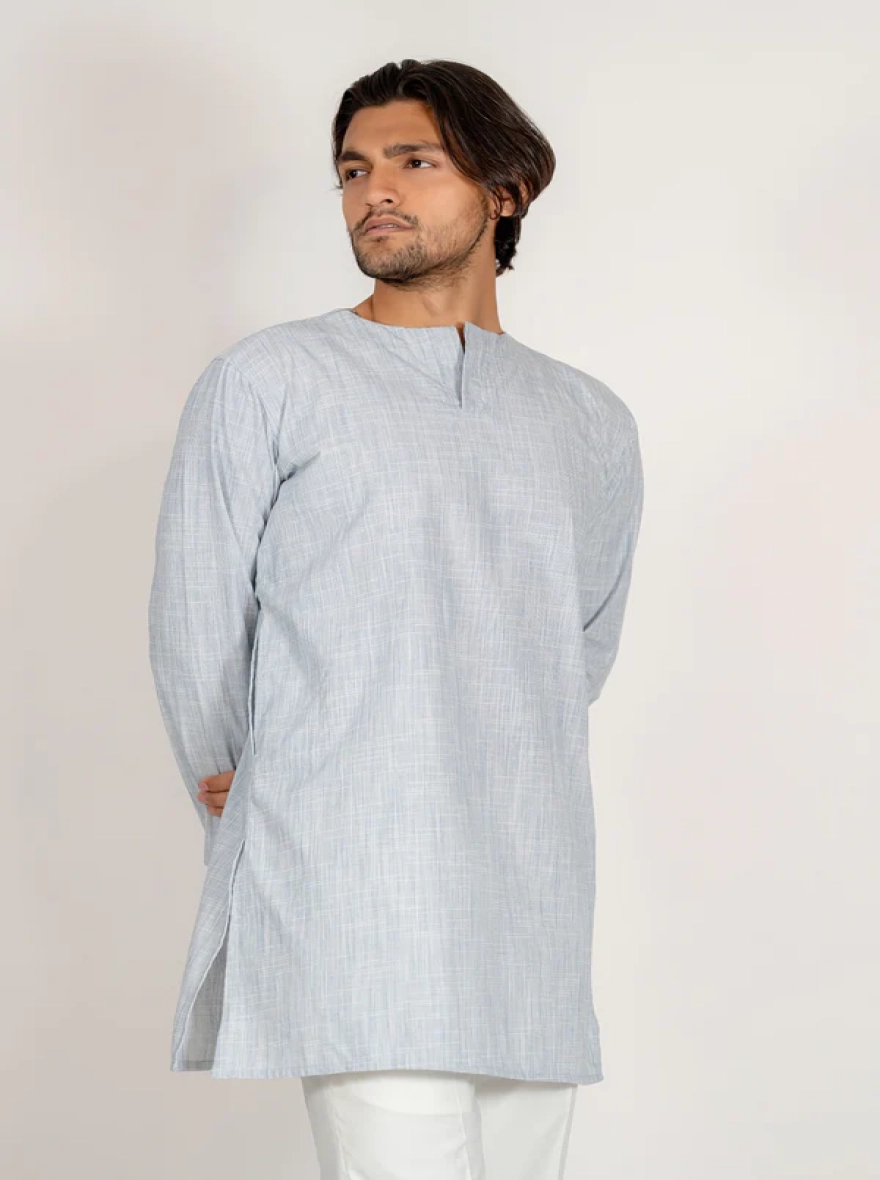 Kiyaan Khaadi Panjabi – White