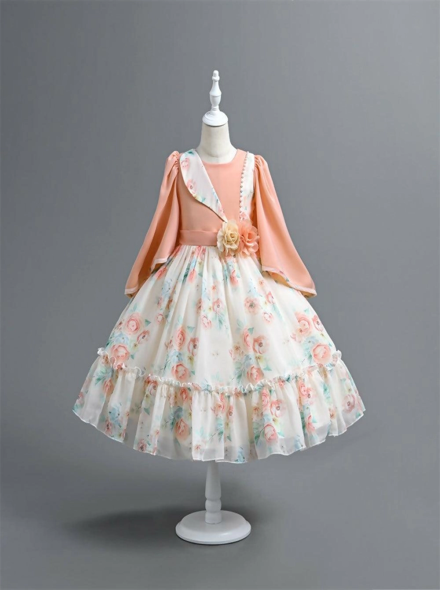 Imported China Princess Melon Gorgeous Frock