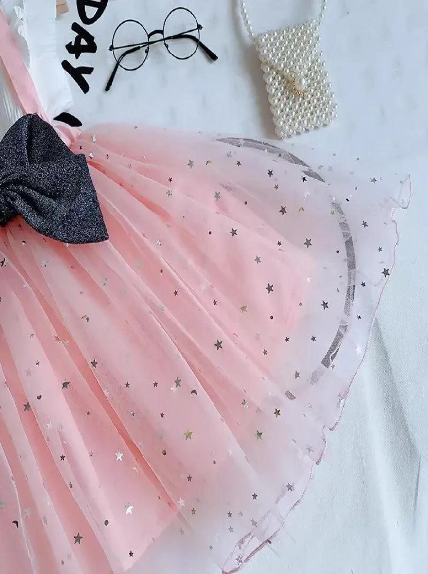 Imported Gorgeous Ribbon Star Party Frock (China)
