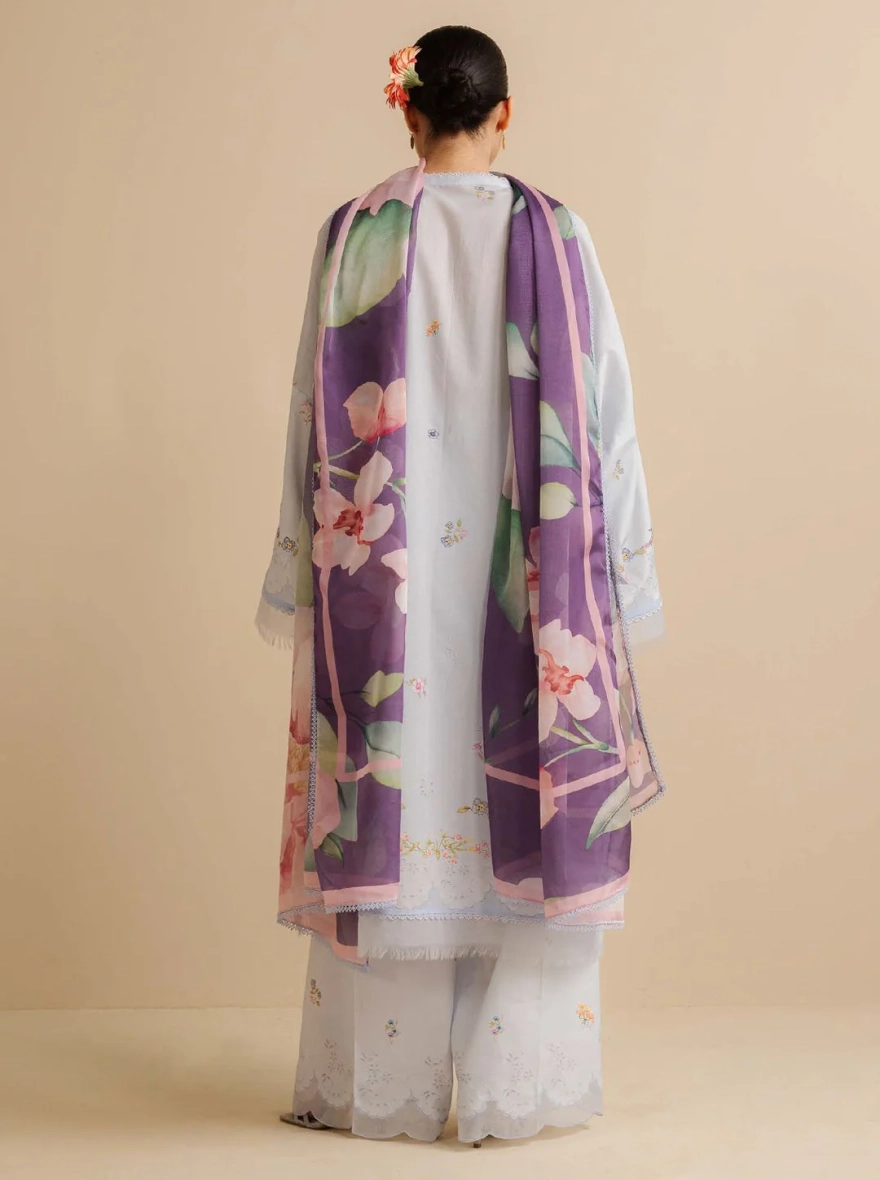Zara Shahjahan Coco Print – 3 Piece Digital Printed Unstitched Suit