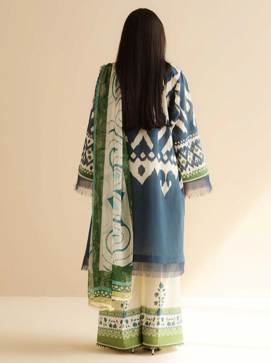 Shahjahan Coco Print – Unstitched Digital Printed 3 Piece Suit