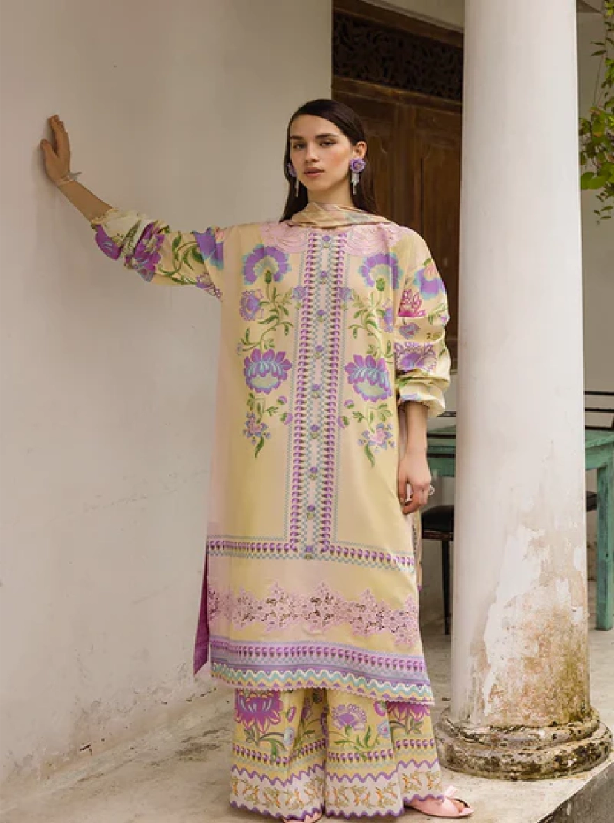 Dulcina – 3 Piece Printed Lawn Suit -Unstitehed