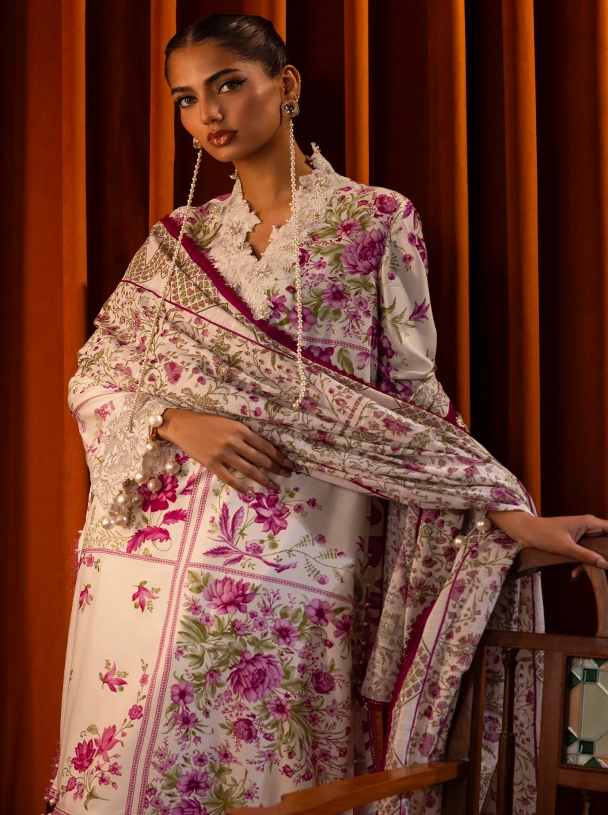 Sana Safinaz Mahay – Luxury Printed Linen 3-Piece Unstitched Suit