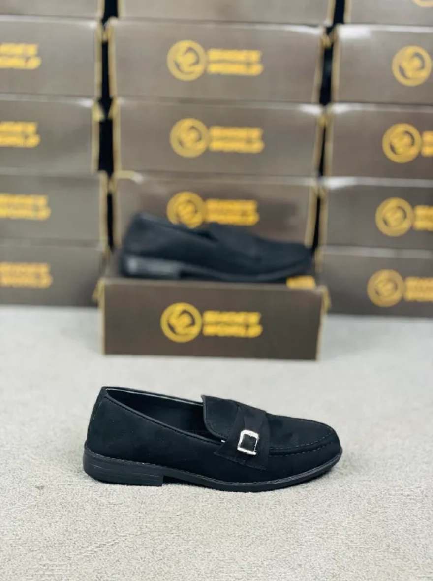 Premium Suede Tarsal-Black-Men