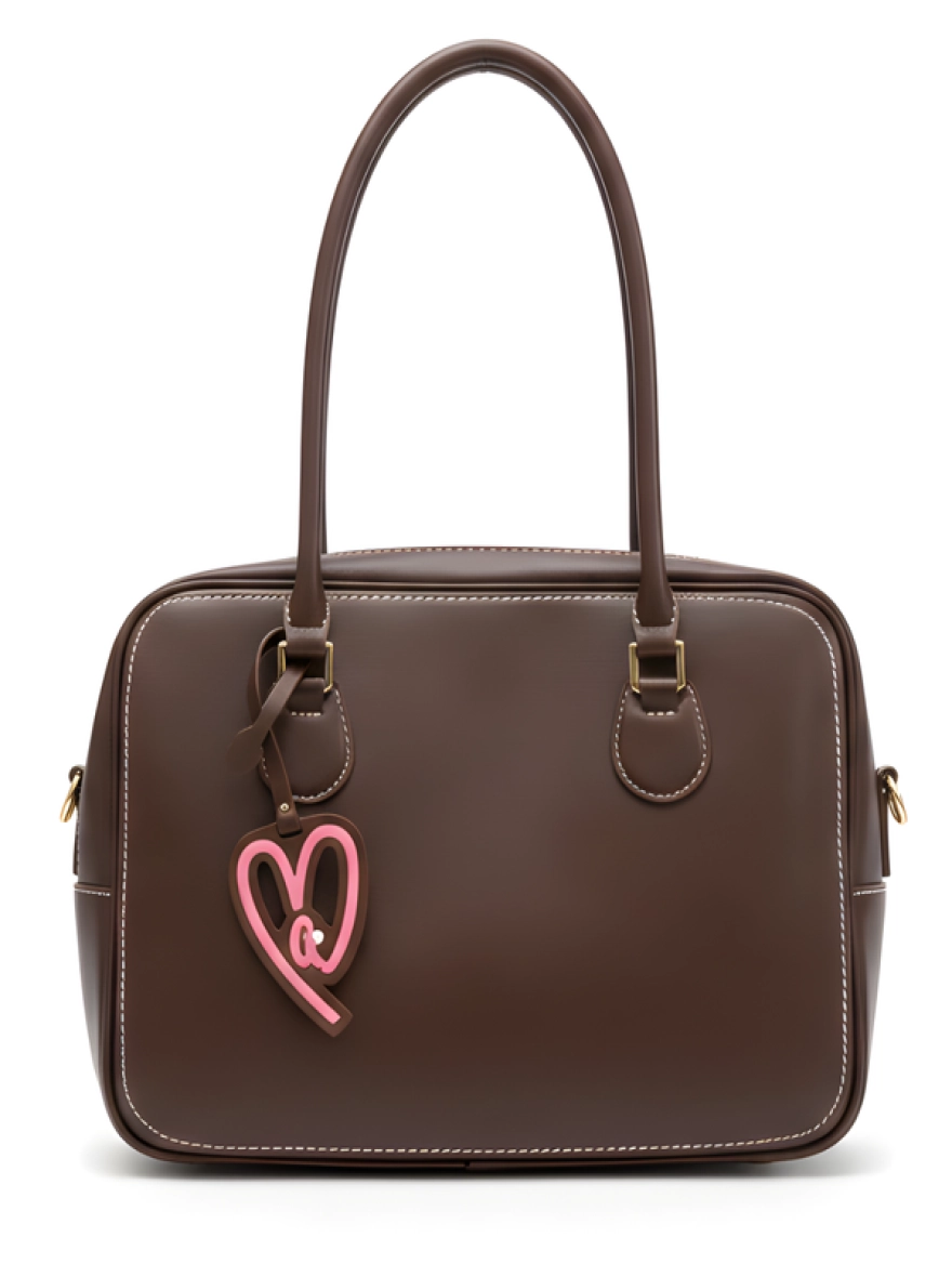Sweetheart Satchel – Classic Noir & Cocoa Edition
