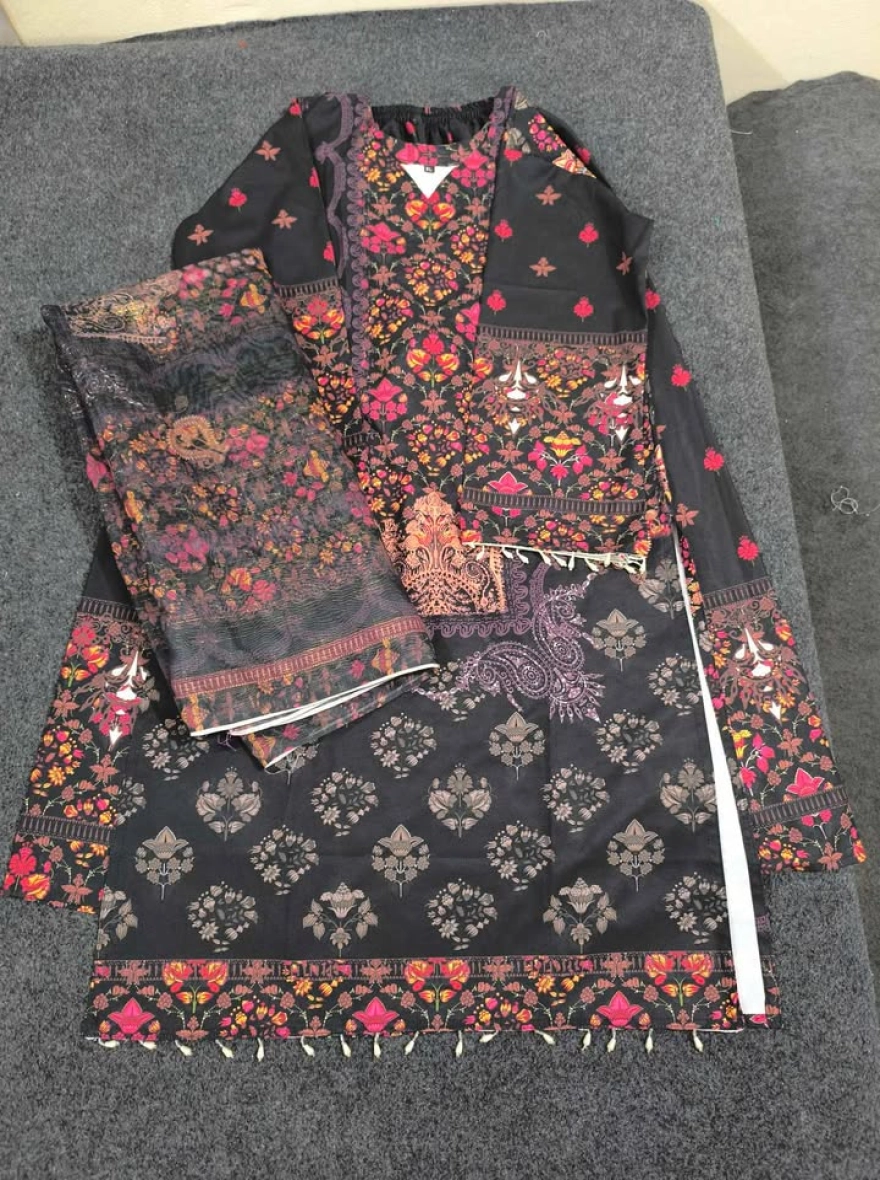 Ebony Rose Garden Digital Suit