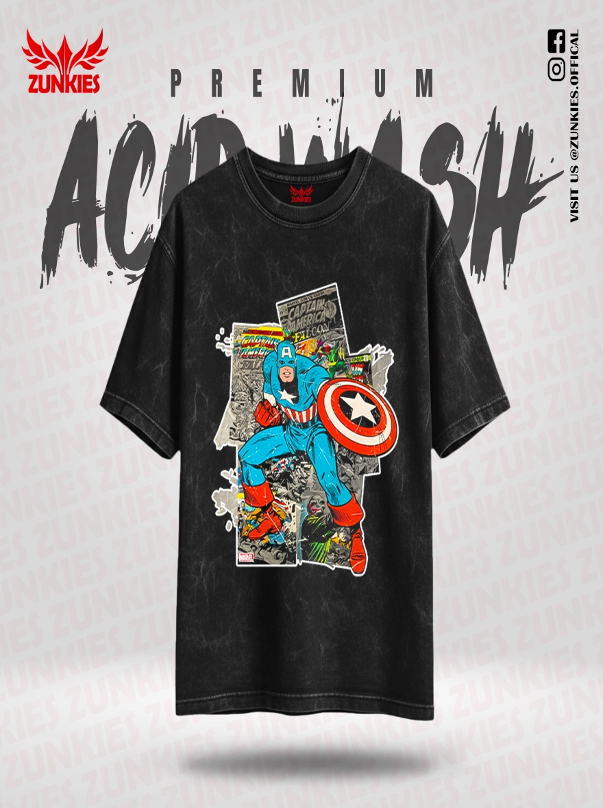 Captain America - Zunkies Acid Wash Premium Collection